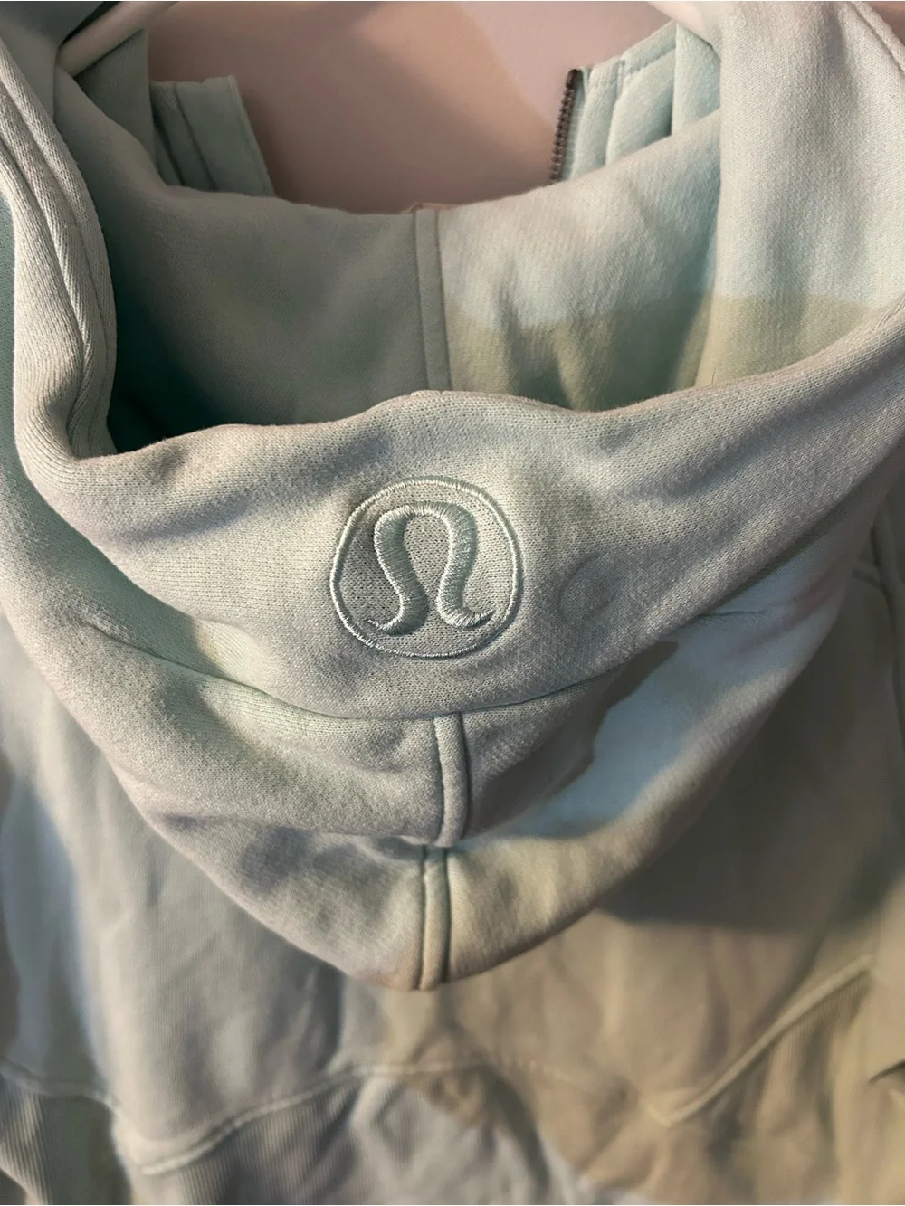 lululemon athletica Light Aqua Zip-Up Hoodie Jacket